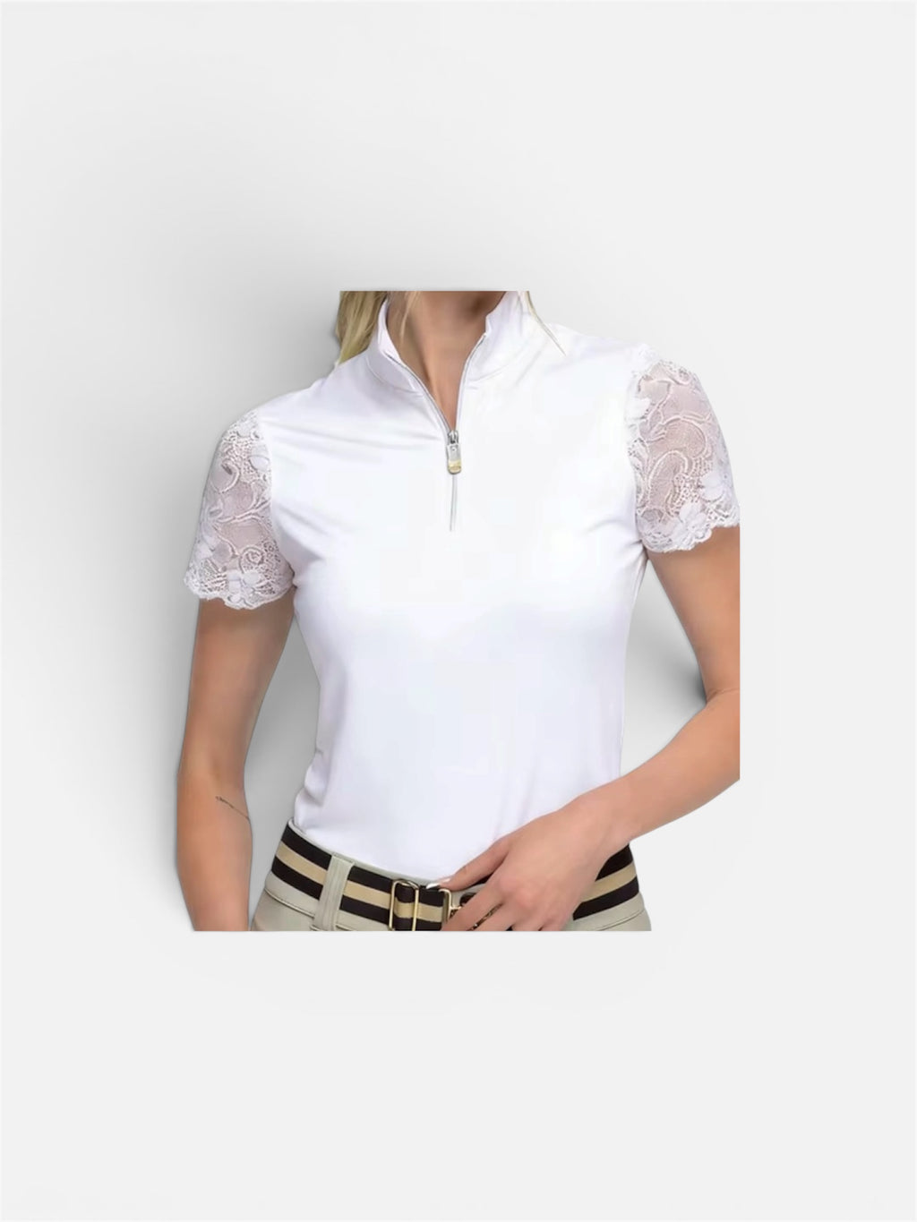 Signature Lace Short-Sleeve